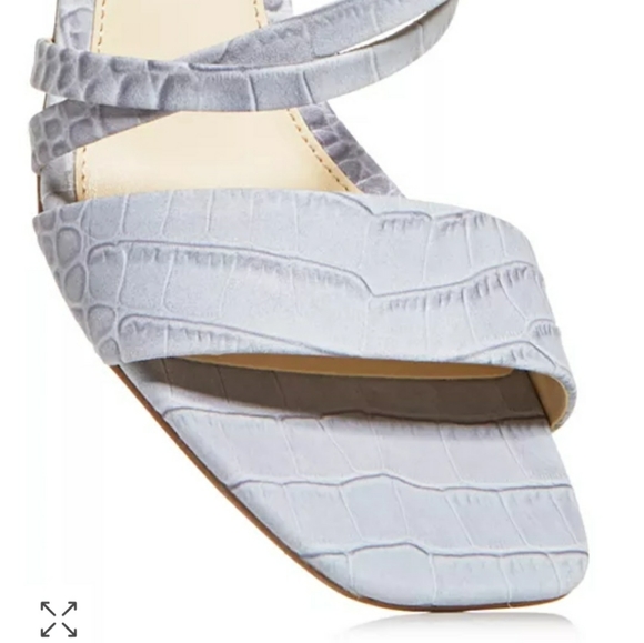 VINCE CAMUTO Pale Blue Croco Samira - Picture 8 of 8